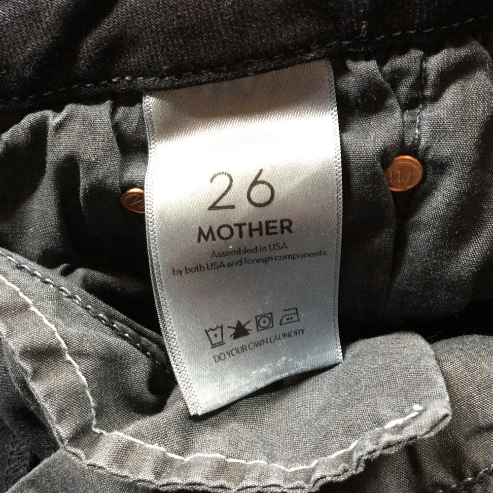 Mother High Waisted The Looker Ankle Fray, 26 - Picture 4 of 9